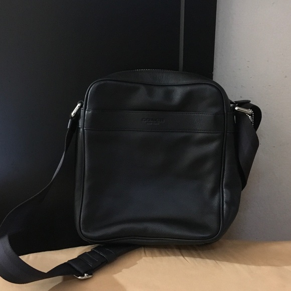 Coach Black Leather Crossbody Bag